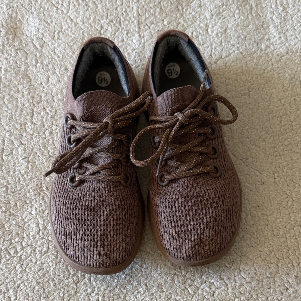 Allbirds Tree Dasher Two Women's Brown Athletic Shoes 9.5